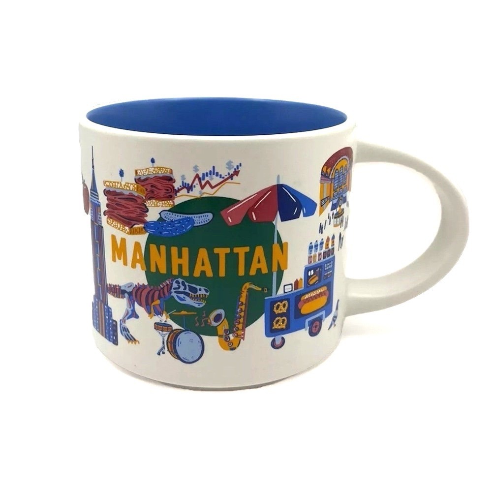 Starbucks New York City Coffee Mug Discovery The Boroughs Series Manhattan New - Picture 2 of 8